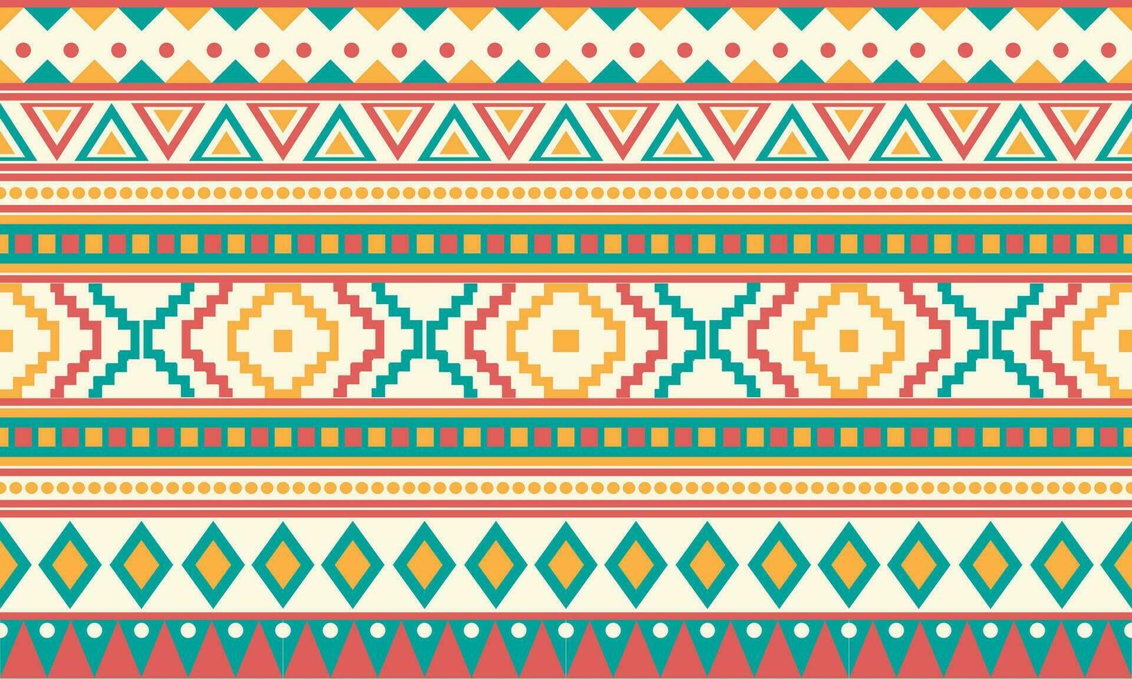 étnico resumen ikat Arte. azteca ornamento impresión. geométrico étnico modelo sin costura color oriental. diseño para antecedentes ,cortina, alfombra, fondo de pantalla, ropa, envase, batik, vector ilustración.