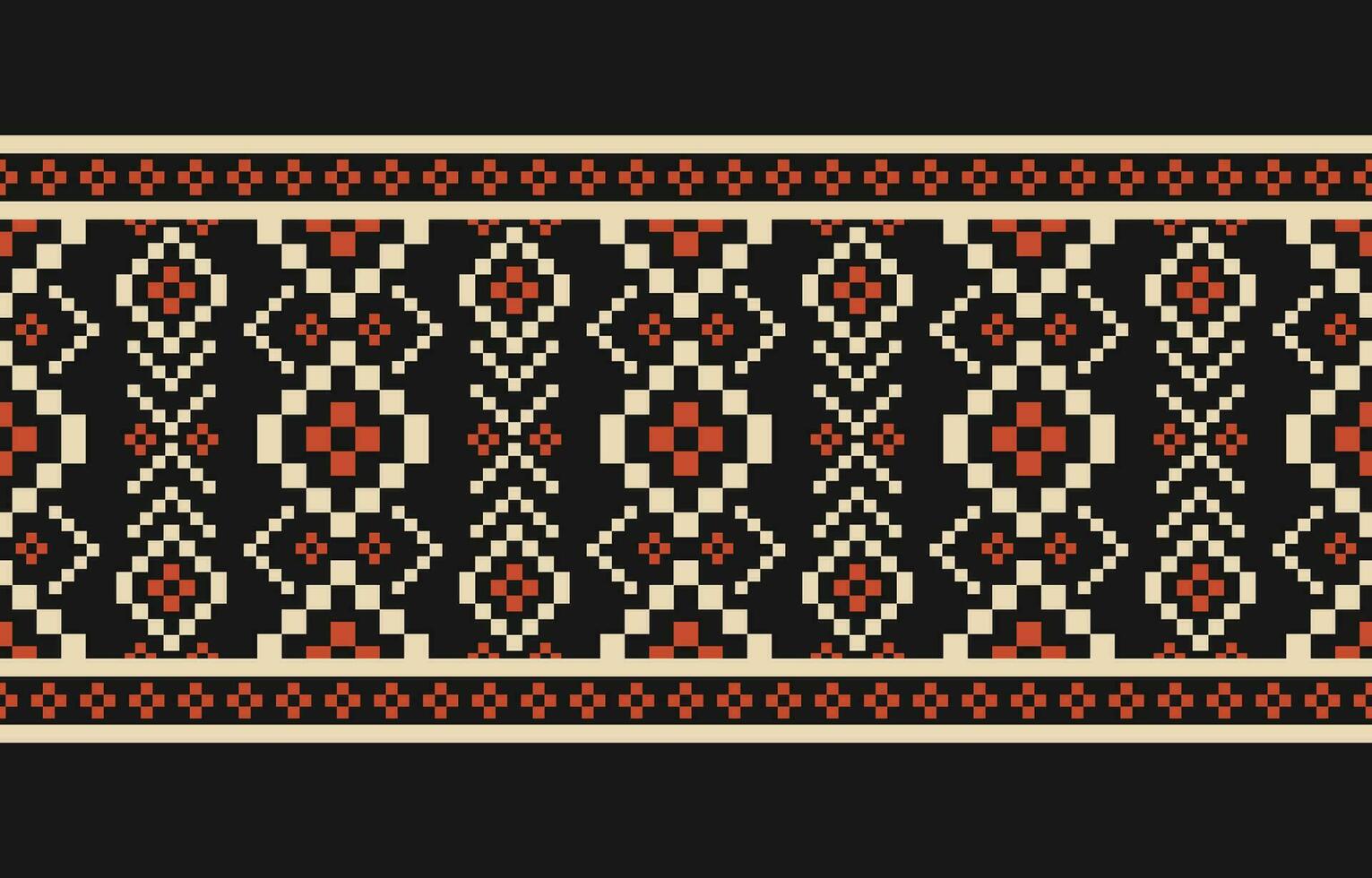 Ethnic abstract ikat art. Aztec ornament print. geometric ethnic pattern seamless  color oriental.  Design for background ,curtain, carpet, wallpaper, clothing, wrapping, Batik, vector illustration.