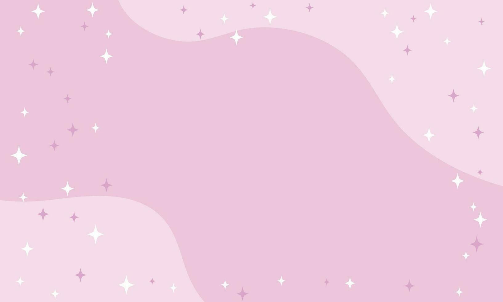 Vector minimal star pattern with pink background