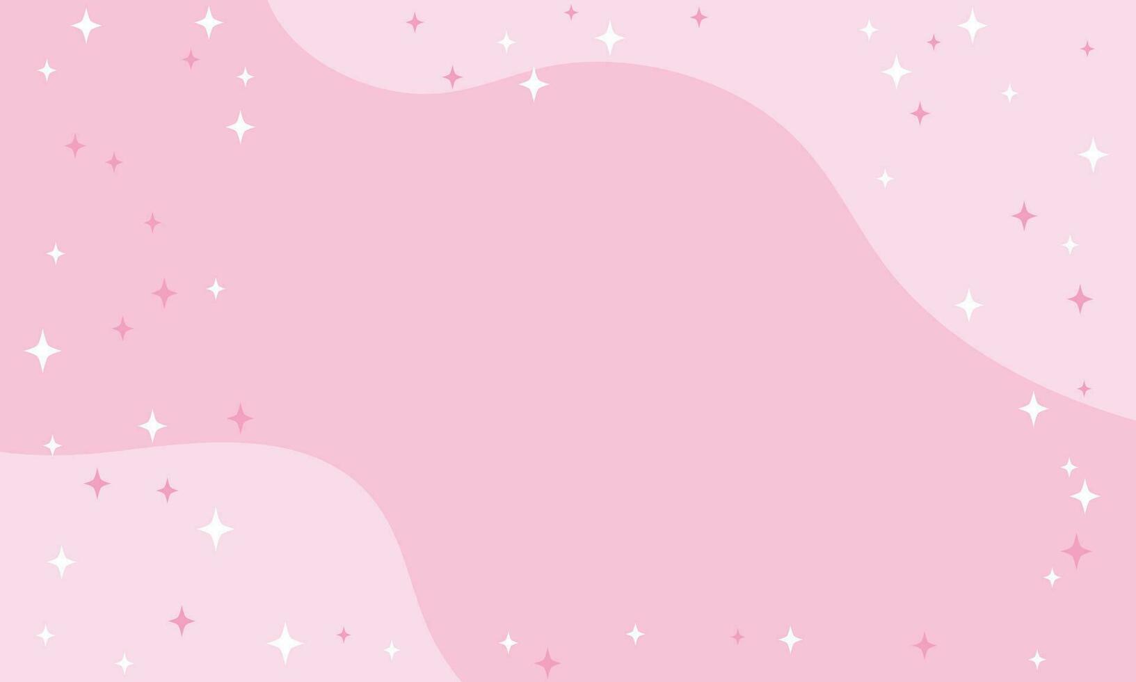 Vector minimal star pattern with pink background