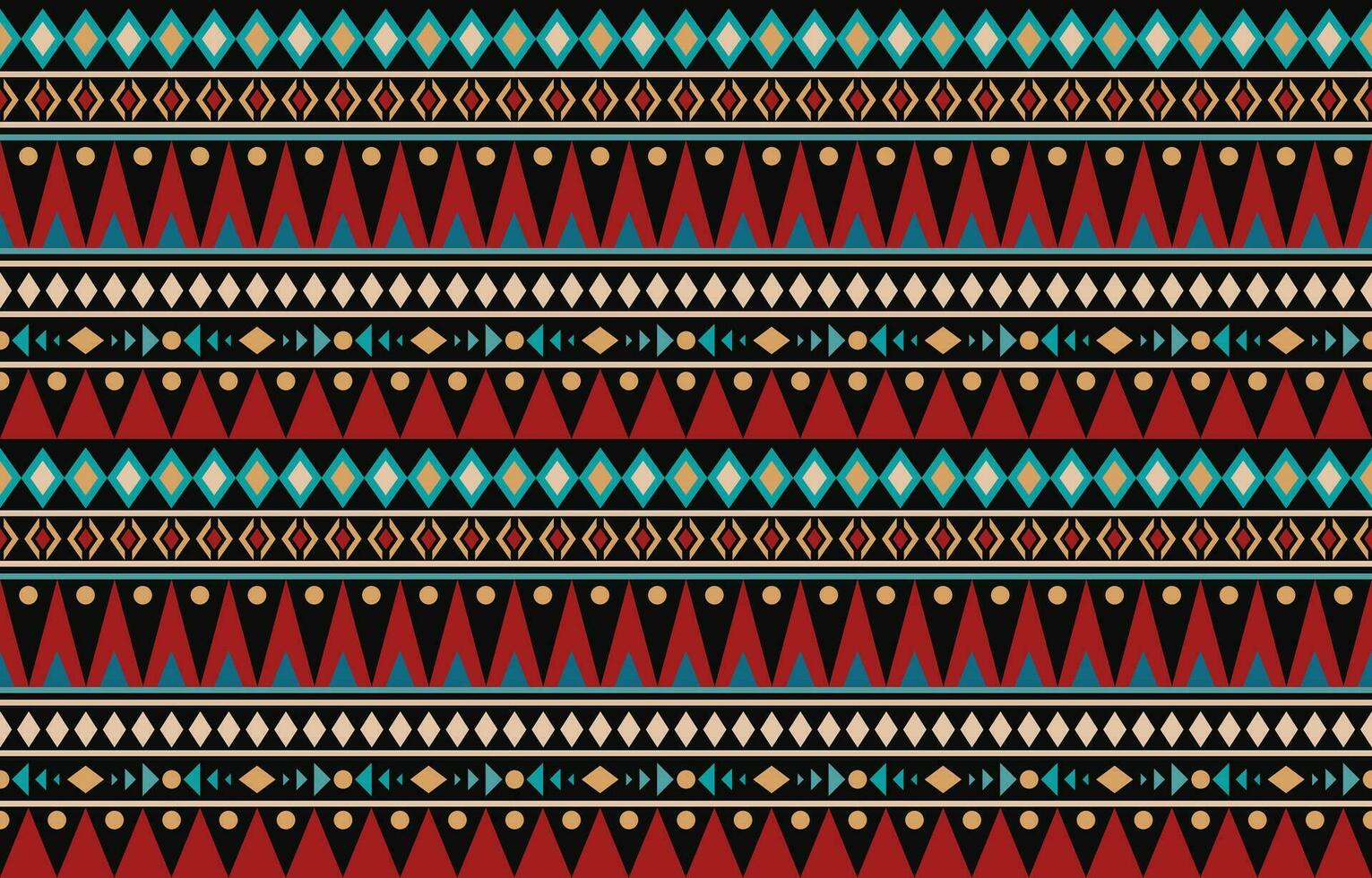 Ethnic abstract ikat art. Aztec ornament print. geometric ethnic pattern seamless  color oriental.  Design for background ,curtain, carpet, wallpaper, clothing, wrapping, Batik, vector illustration.