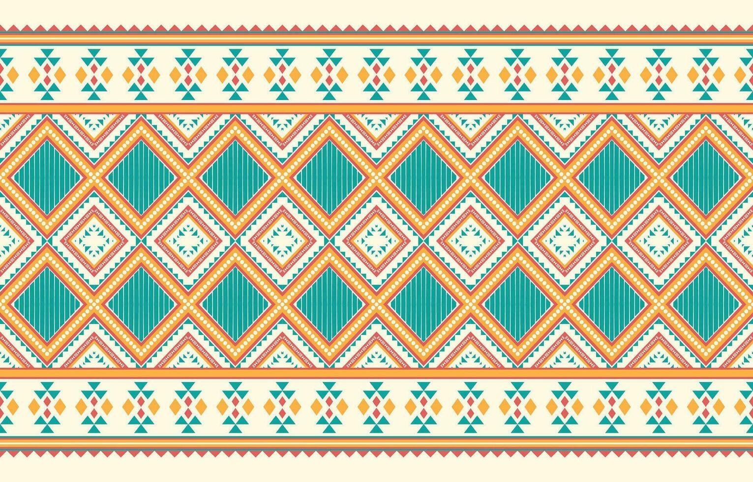 Ethnic abstract ikat art. Aztec ornament print. geometric ethnic pattern seamless  color oriental.  Design for background ,curtain, carpet, wallpaper, clothing, wrapping, Batik, vector illustration.