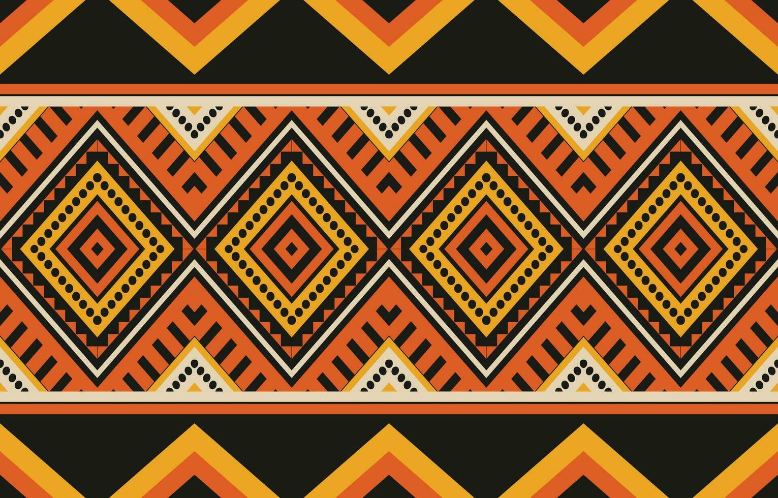 Ethnic abstract ikat art. Aztec ornament print. geometric ethnic pattern seamless  color oriental.  Design for background ,curtain, carpet, wallpaper, clothing, wrapping, Batik, vector illustration.