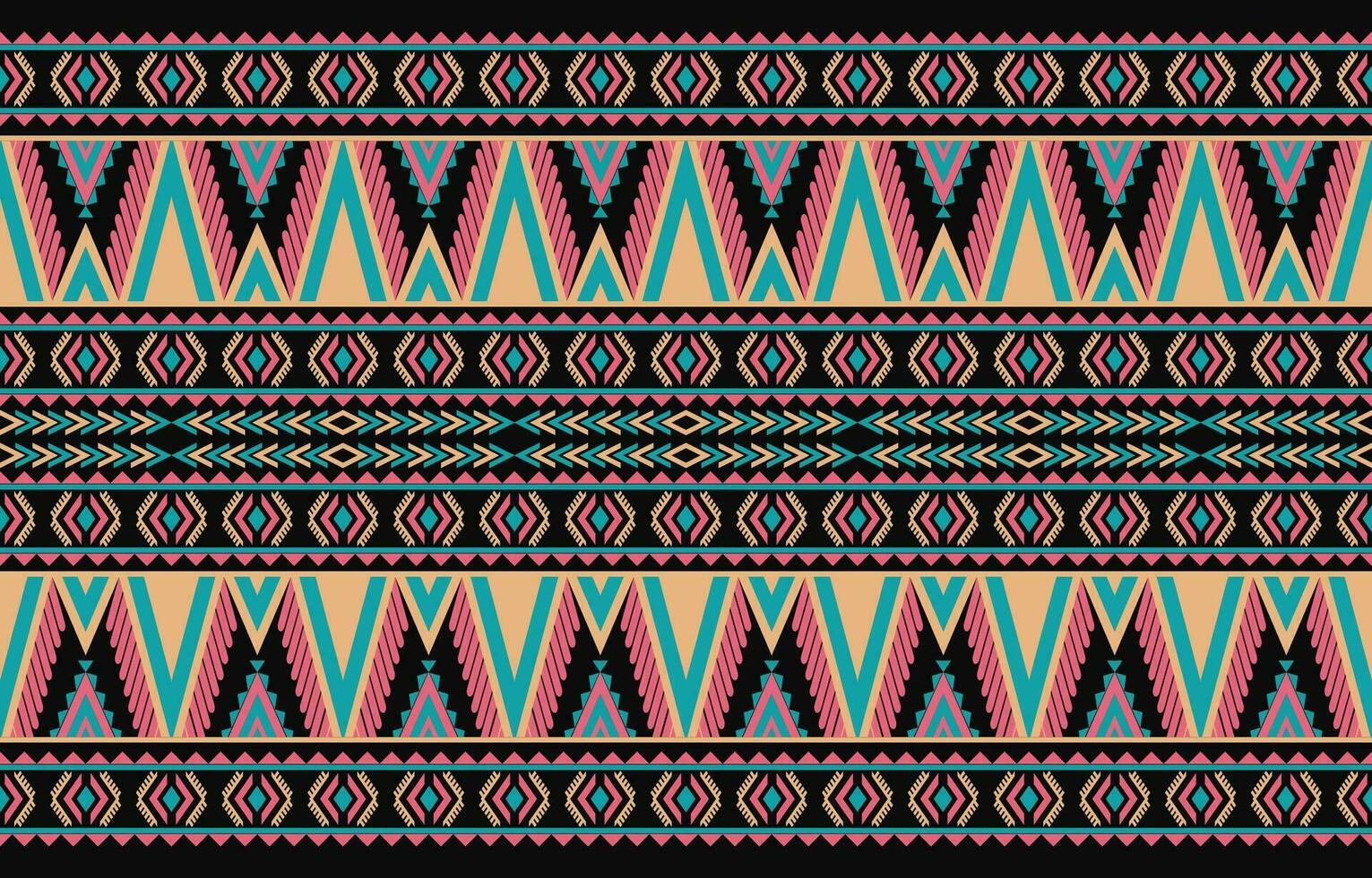 étnico resumen ikat Arte. azteca ornamento impresión. geométrico étnico modelo sin costura color oriental. diseño para antecedentes ,cortina, alfombra, fondo de pantalla, ropa, envase, batik, vector ilustración.