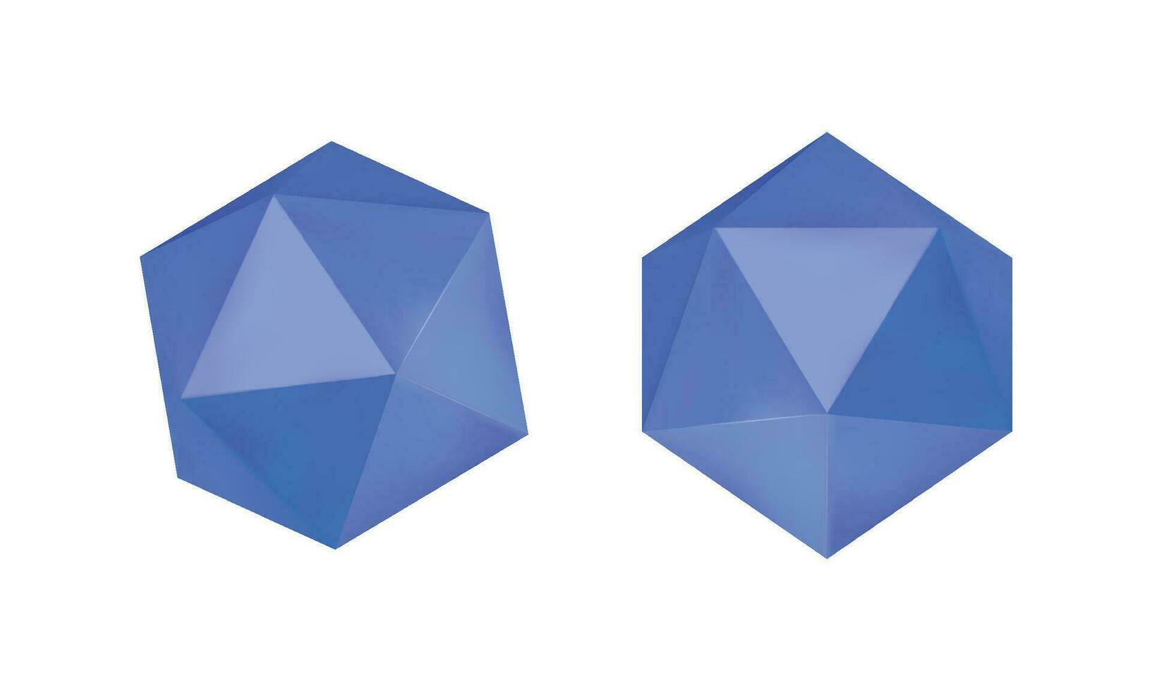 Vector pentagonal precious stone icon flat illustration of pentagonal precious stone vector icon for web