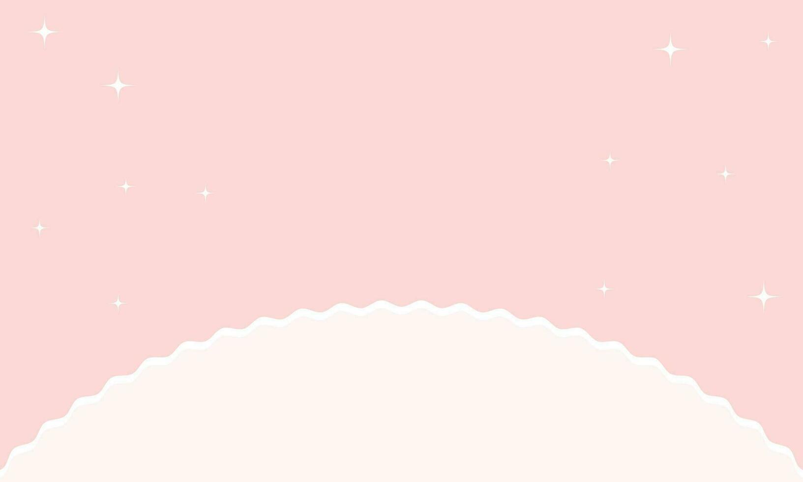 Vector realistic cute red with star background