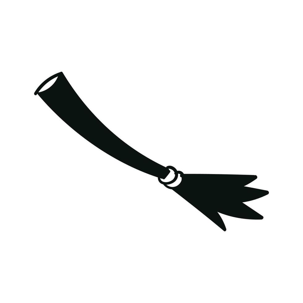 Vector cartoon witches broom . symbol of halloween 28647997 Vector Art