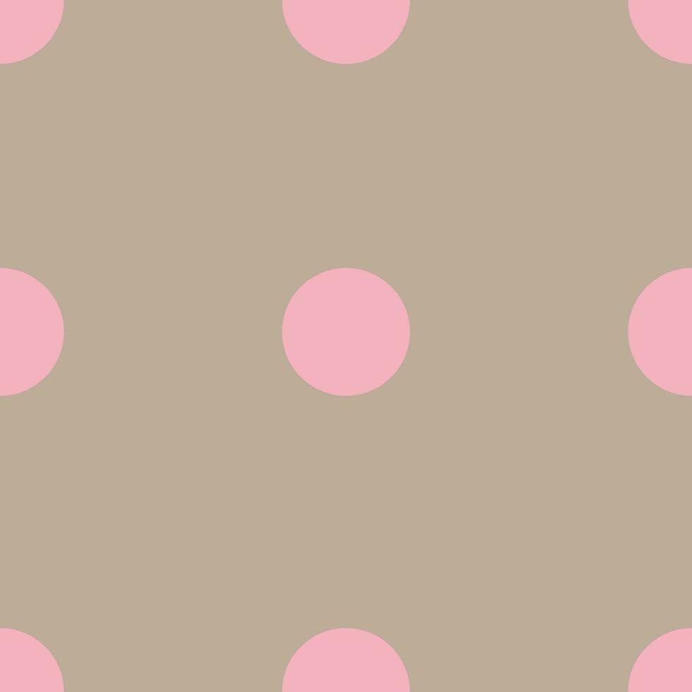 Seamless pattern with pink polka dots. for fabric prints, textiles, gift wrapping paper. for kids, flat style vector
