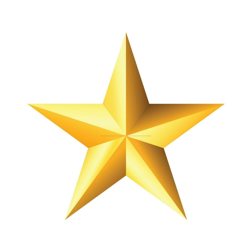 vector dorado estrella celebracion diseño elementos