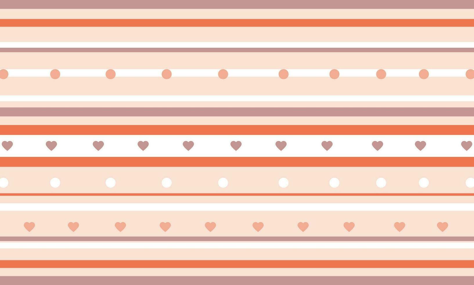 Vector hearts valentines and stripes background