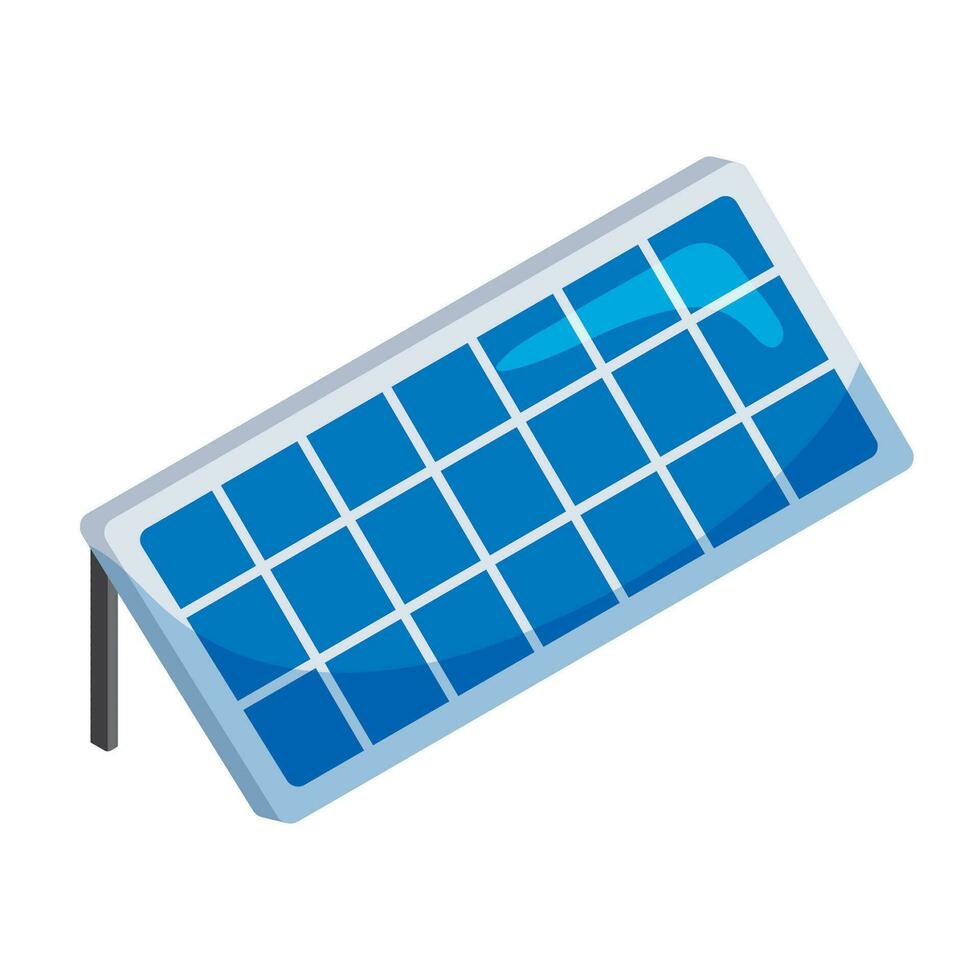 Green technology element isometric icon. vector