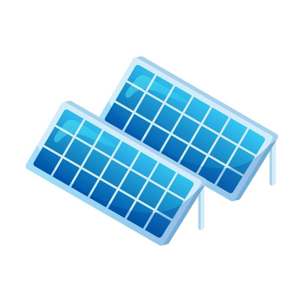 Green technology element isometric icon. vector