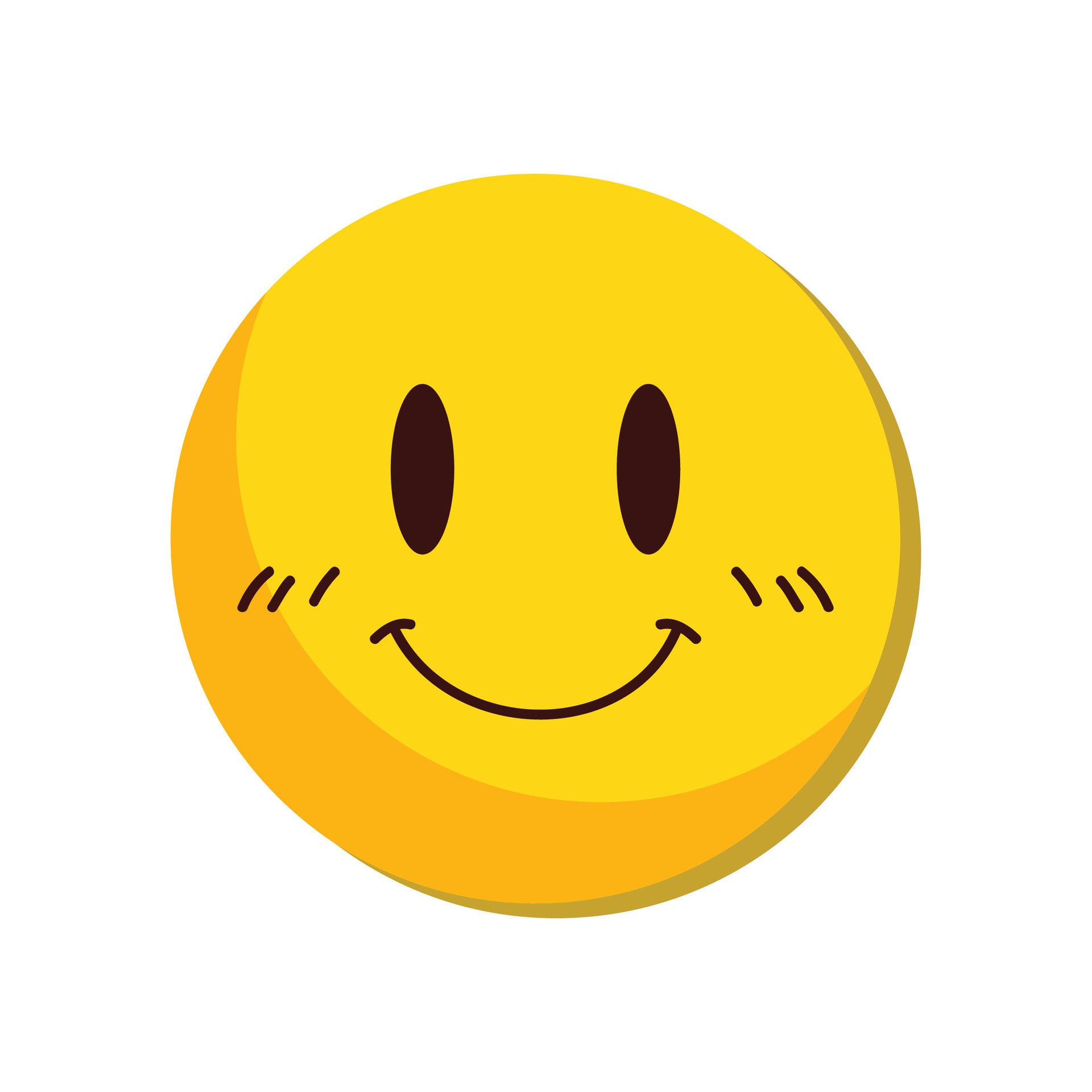 Vector happy emoji on white background 28648138 Vector Art at Vecteezy