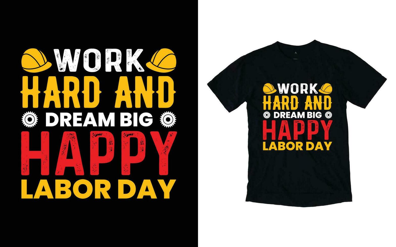 Happy usa labor day typography t-shirt design vector