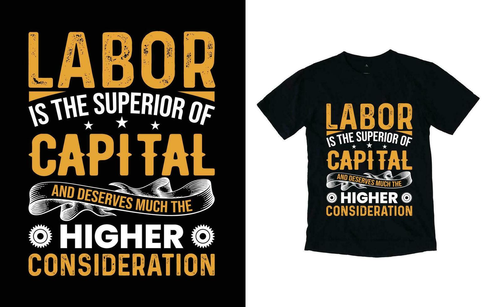 Happy usa labor day typography t-shirt design vector