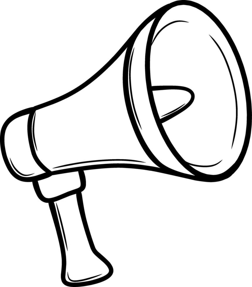 Sketch Megaphones and Loudspeakers 28648536 Vector Art at Vecteezy