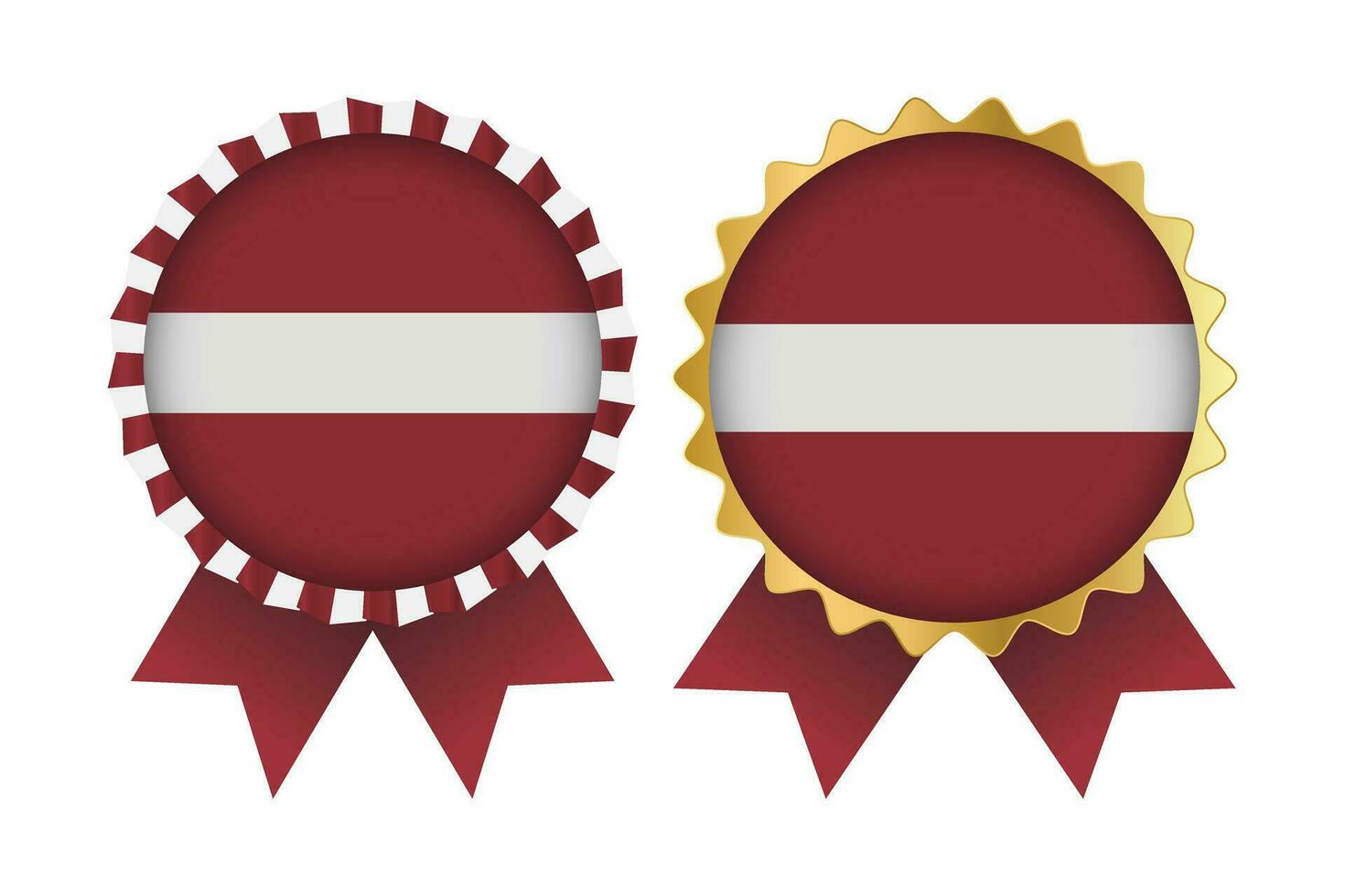 Vector Medal Set Designs of Latvia Template