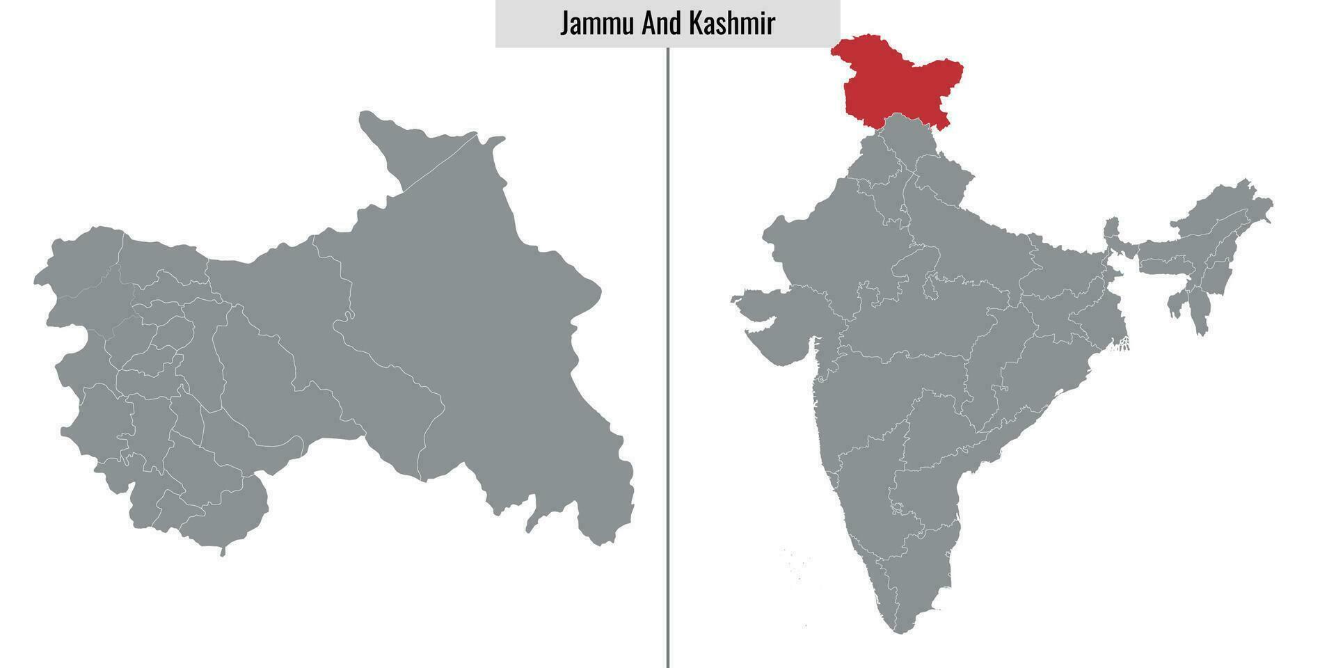 map state of India vector