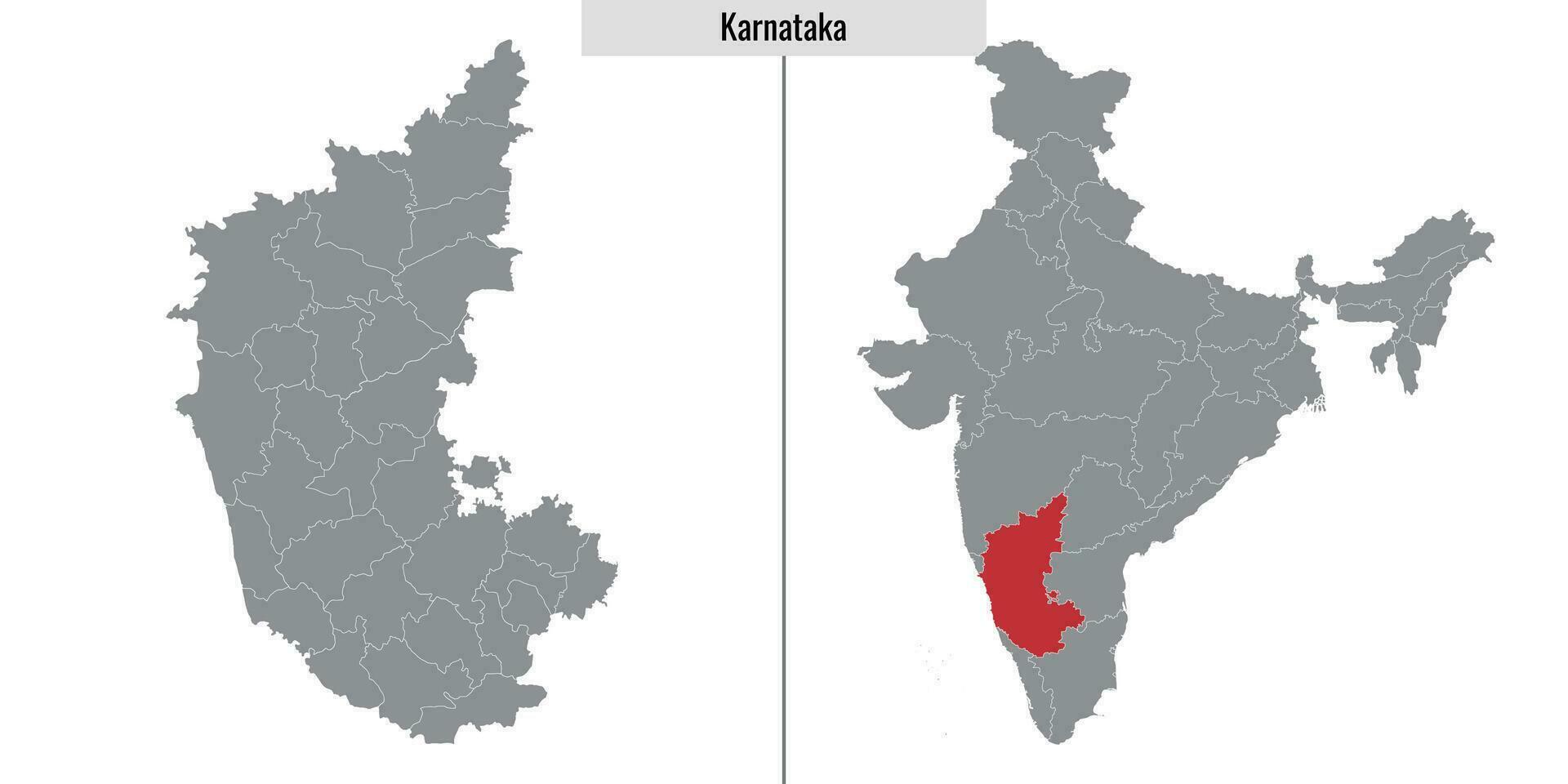 map state of India vector