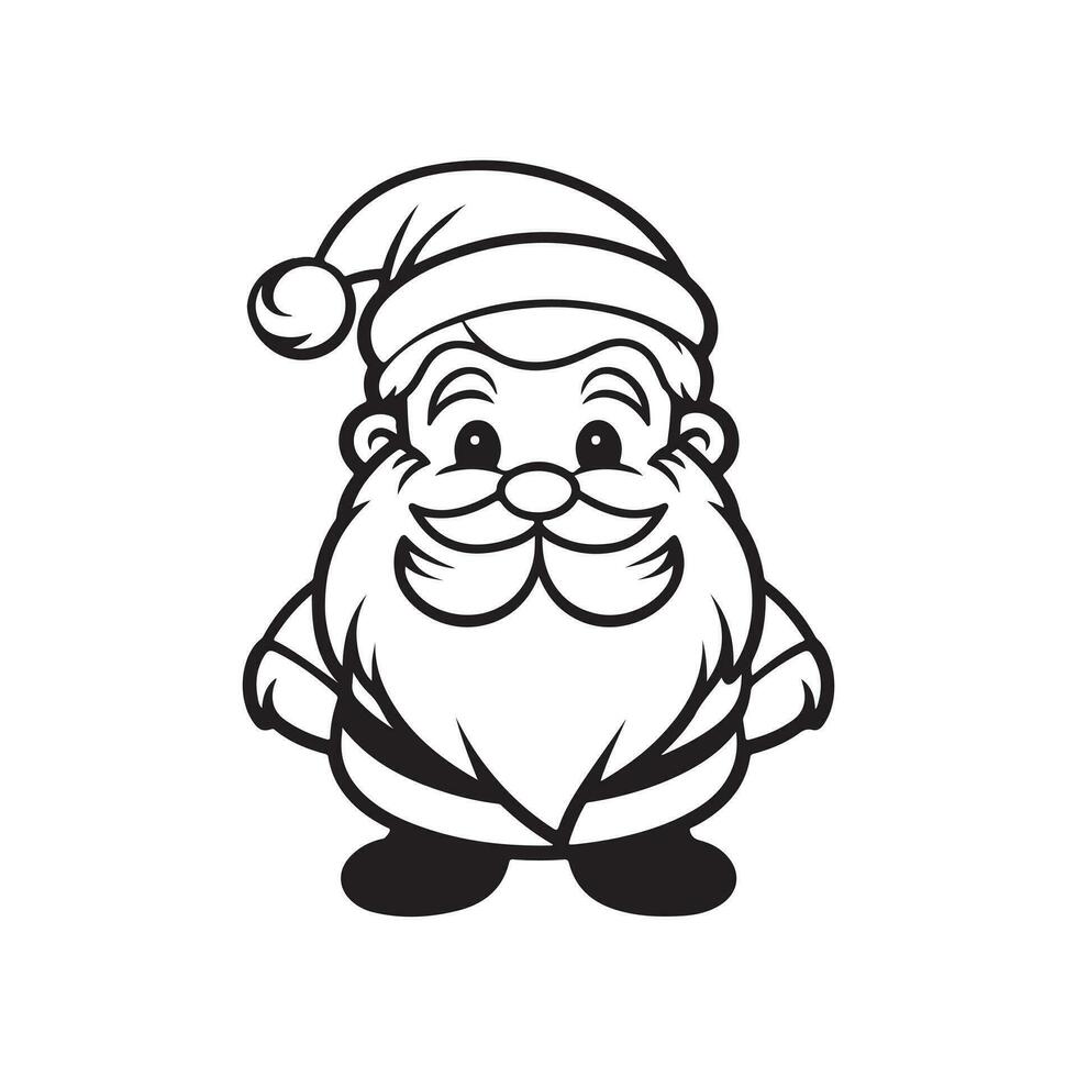 vector de santa claus