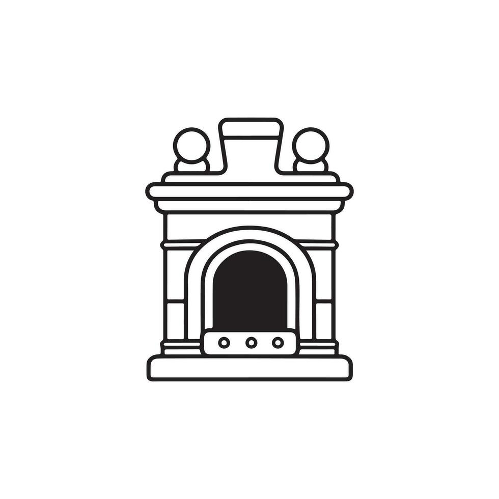 Fireplace Vector Logo