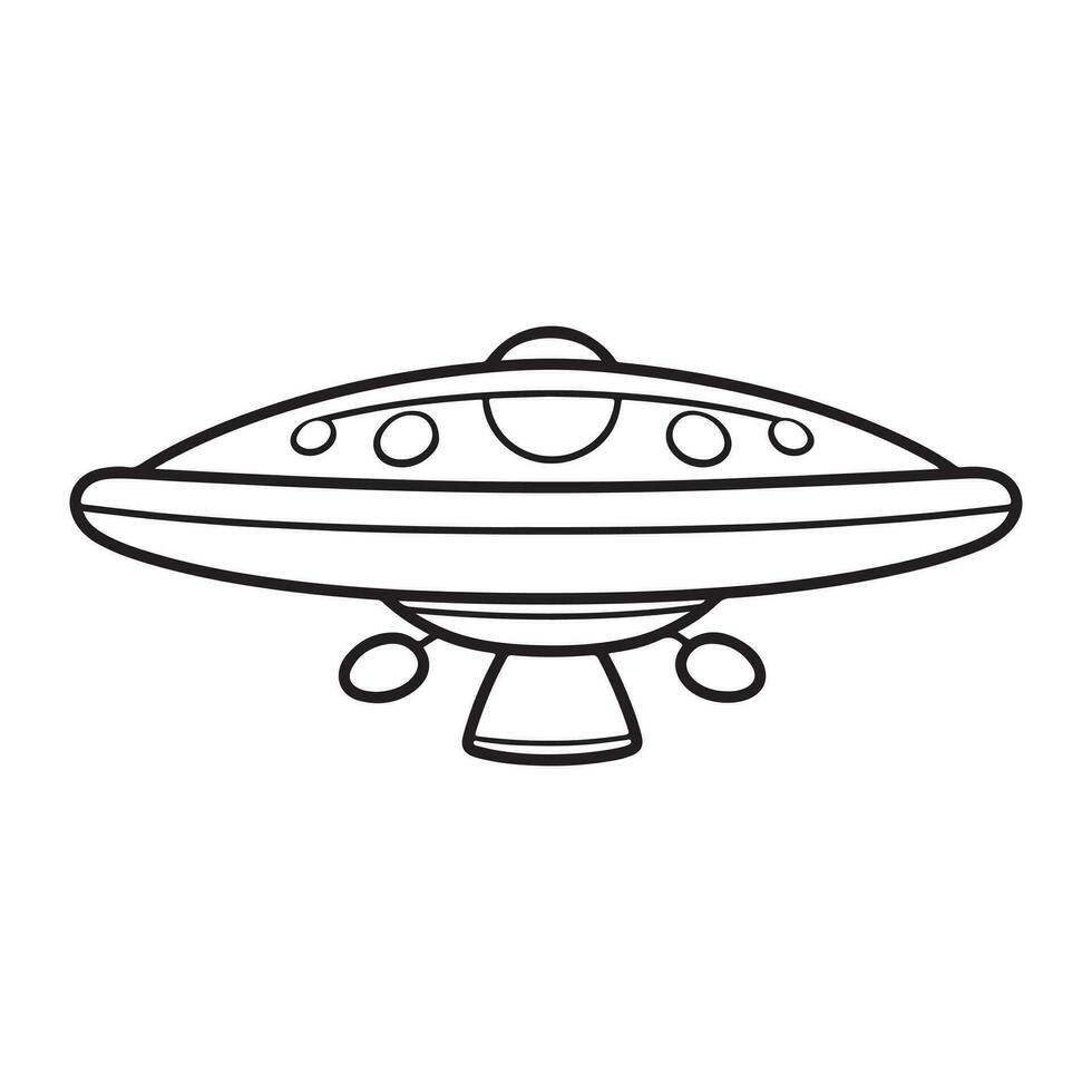 UFO Shape Vector Logo
