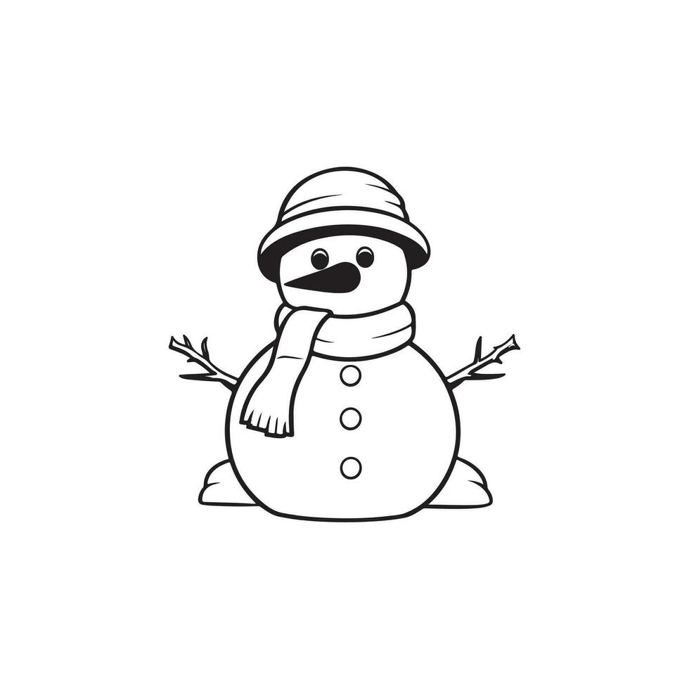 Snowman Vector Design