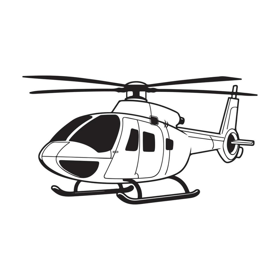 Helicopter Vector Icon