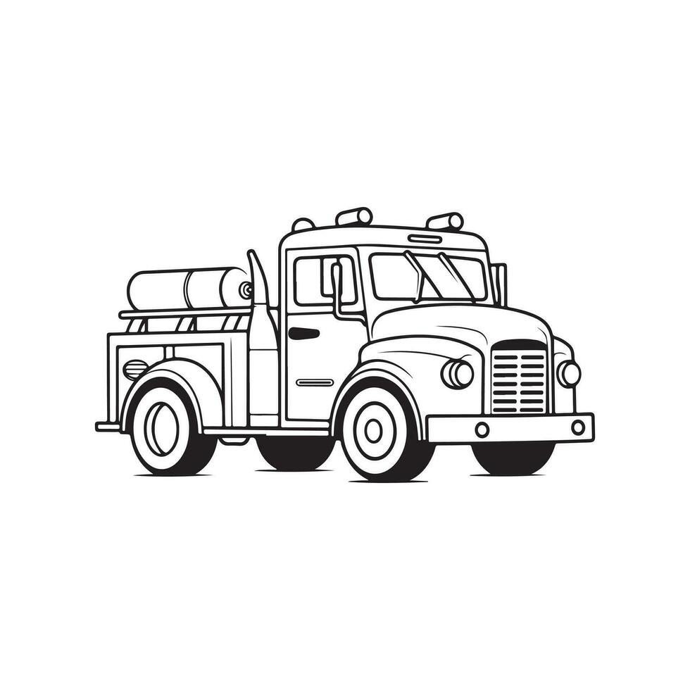 Firetruck Vector Icon