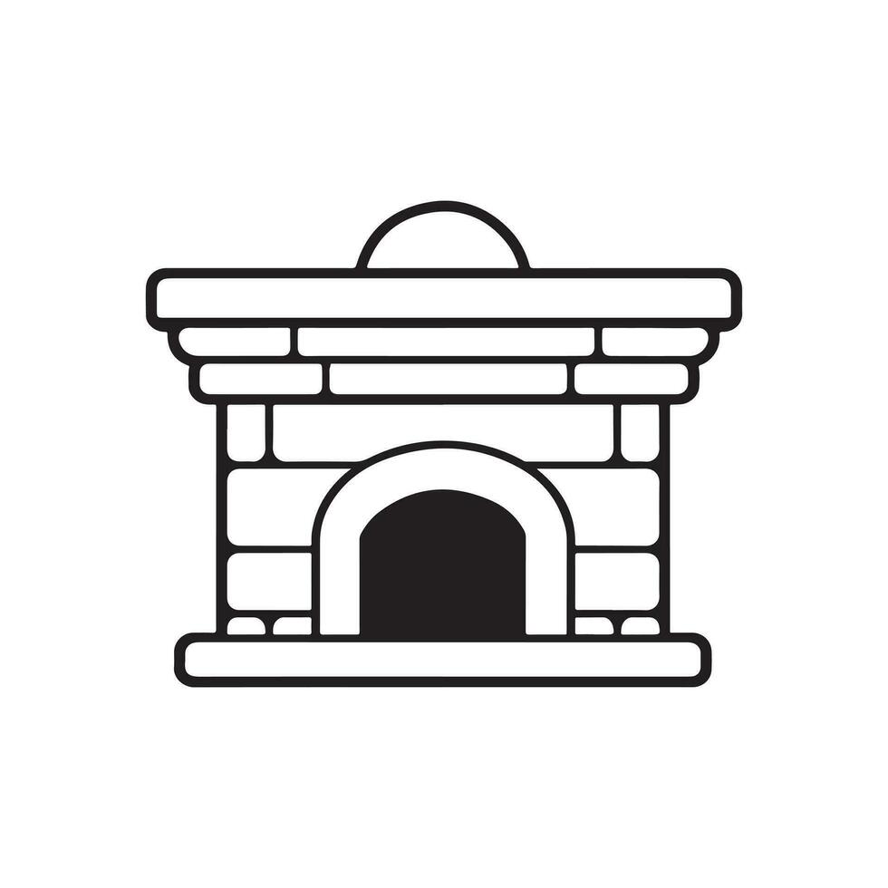 Fireplace Vector Logo