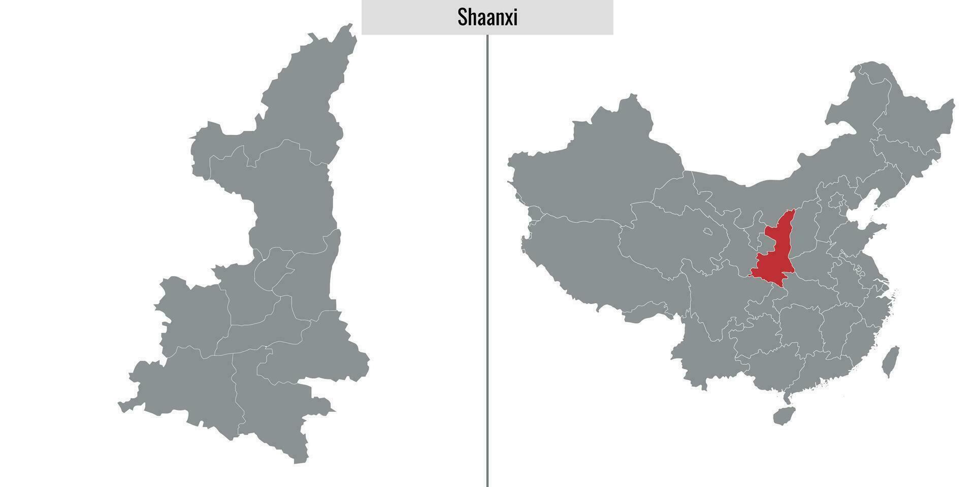 map province of China vector