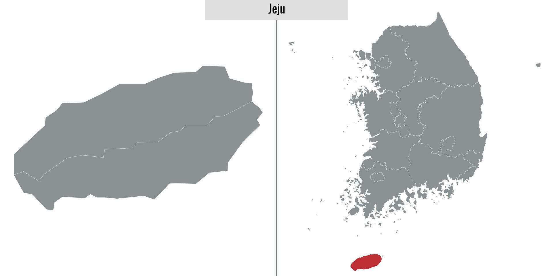 map state of South Korea vector