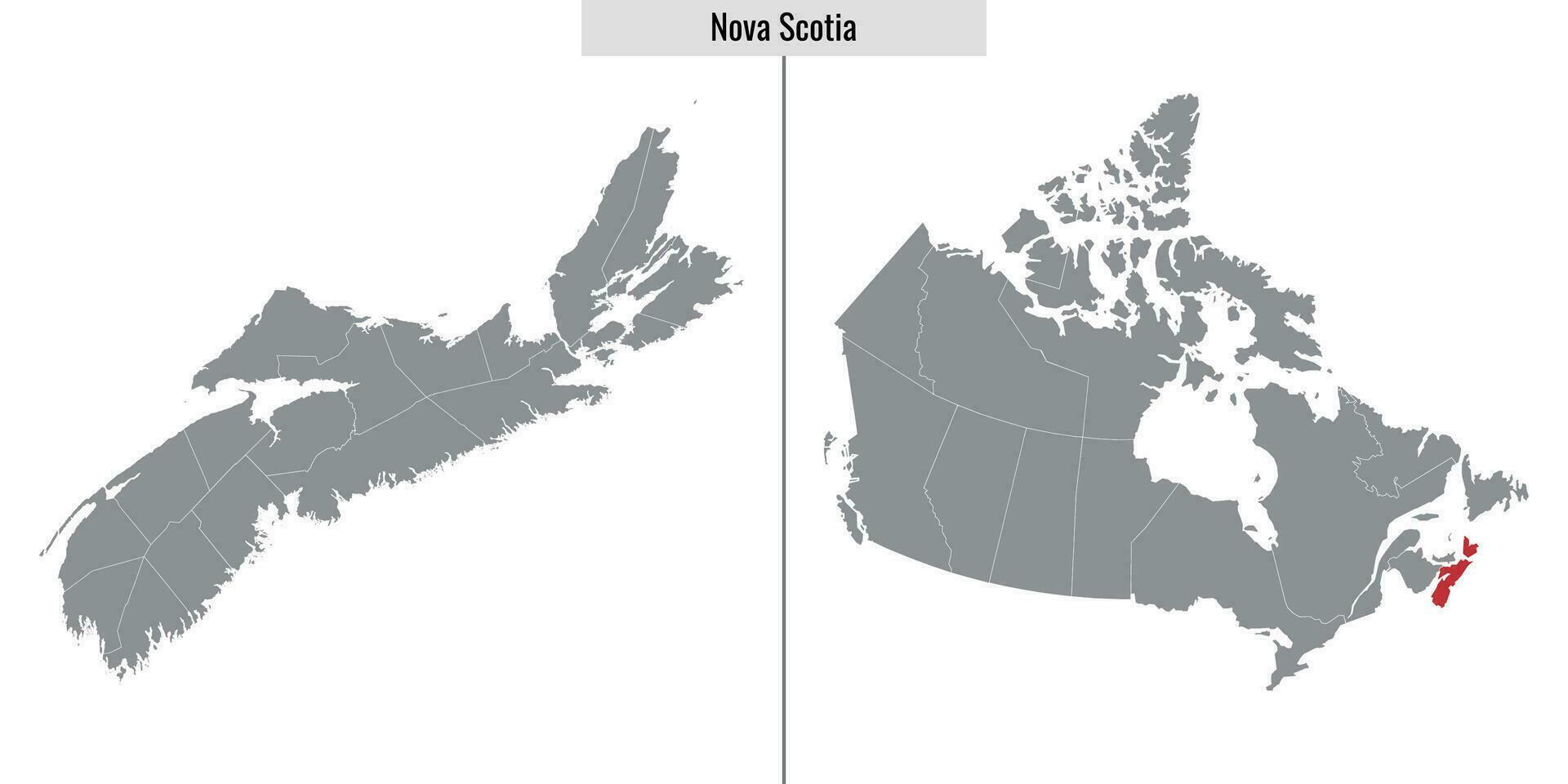 mapa provincia de canada vector