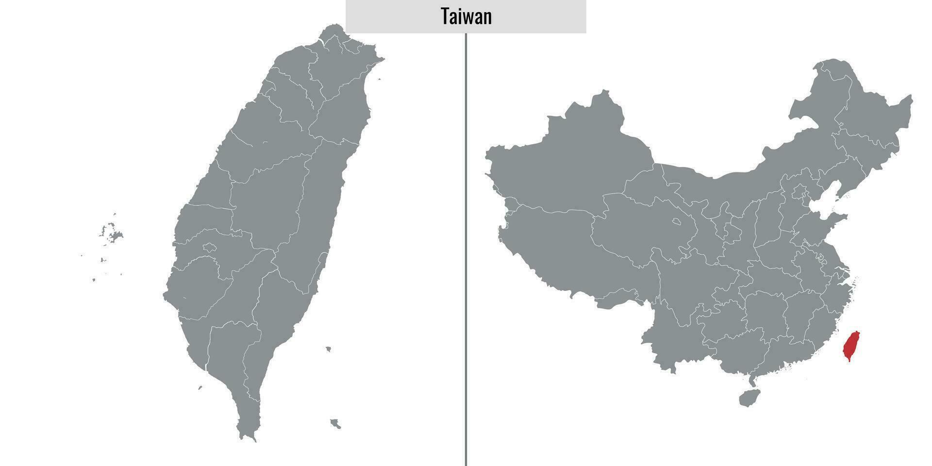 mapa provincia de china vector