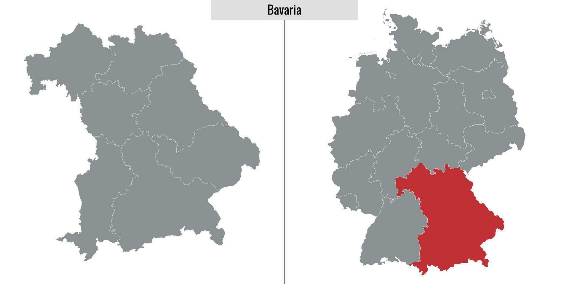 map state of Germany vector