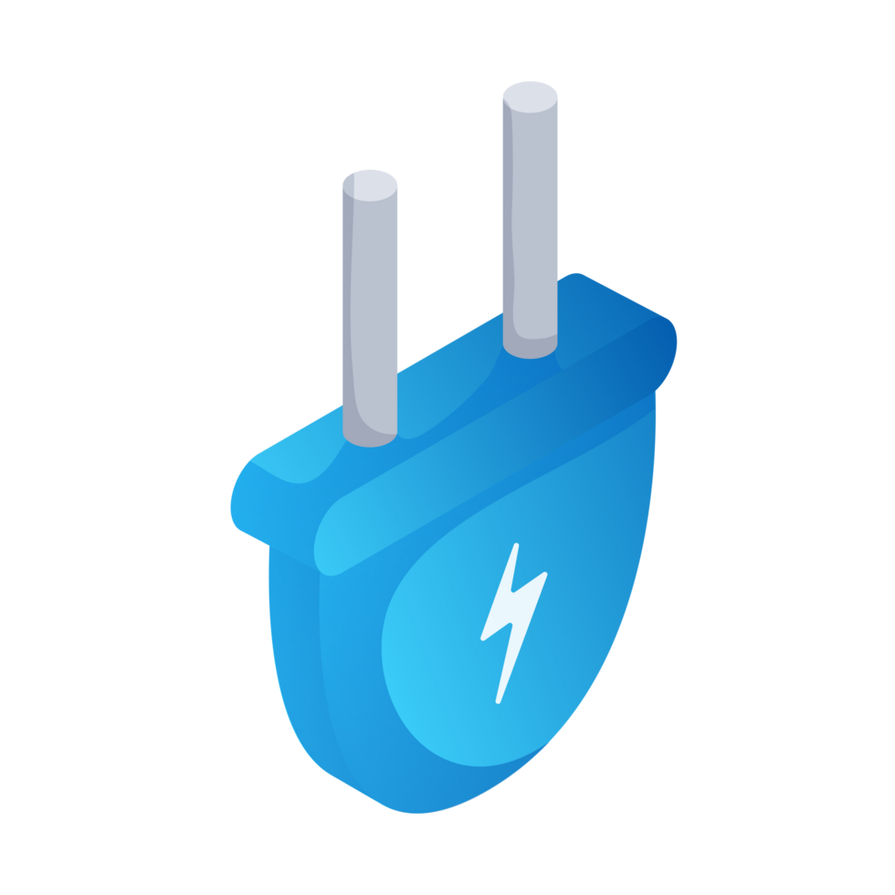 Green technology element isometric icon. png