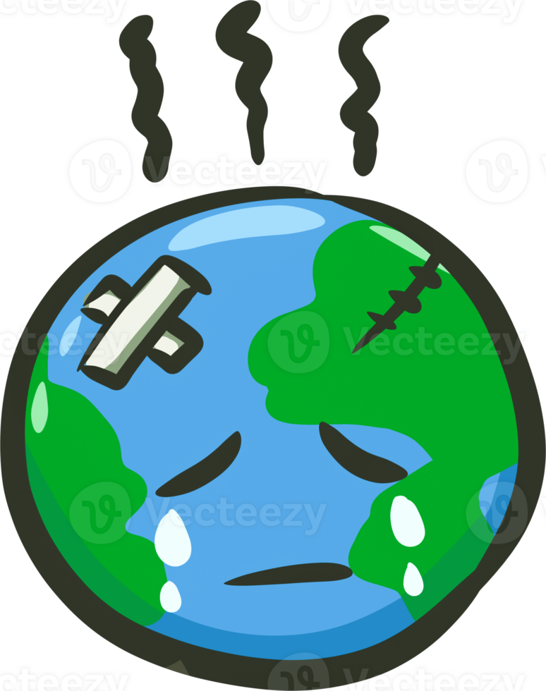 global warming earth png