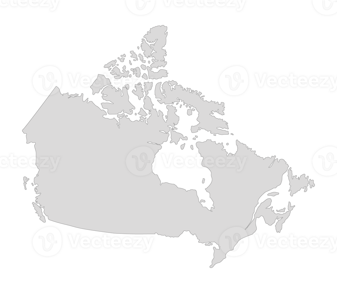 Map of Canada. Canadian map. png