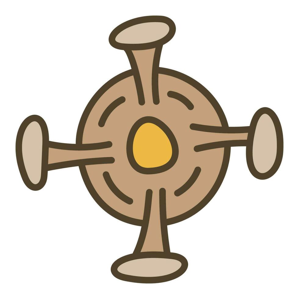 Microbe Bio Engineering vector concept colored icon