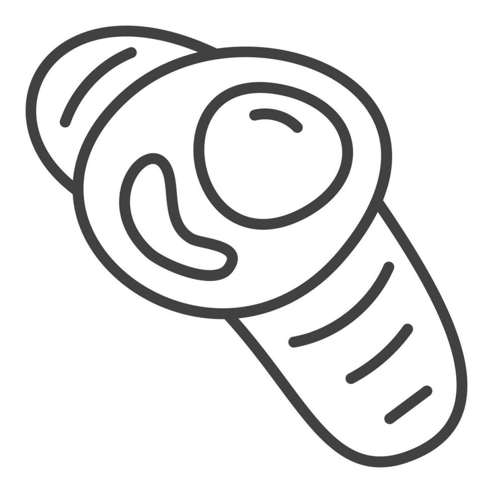 Microbe or Virus vector concept outline icon