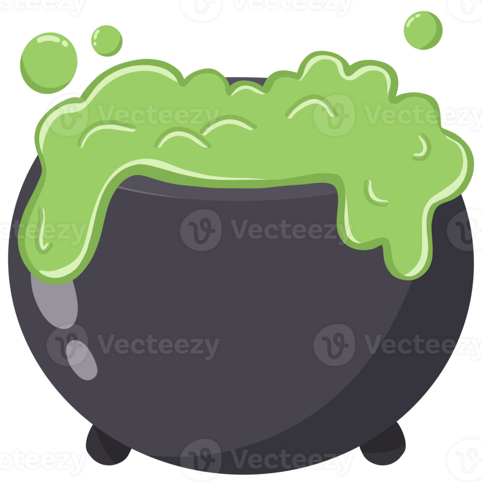 Halloween cauldron design png