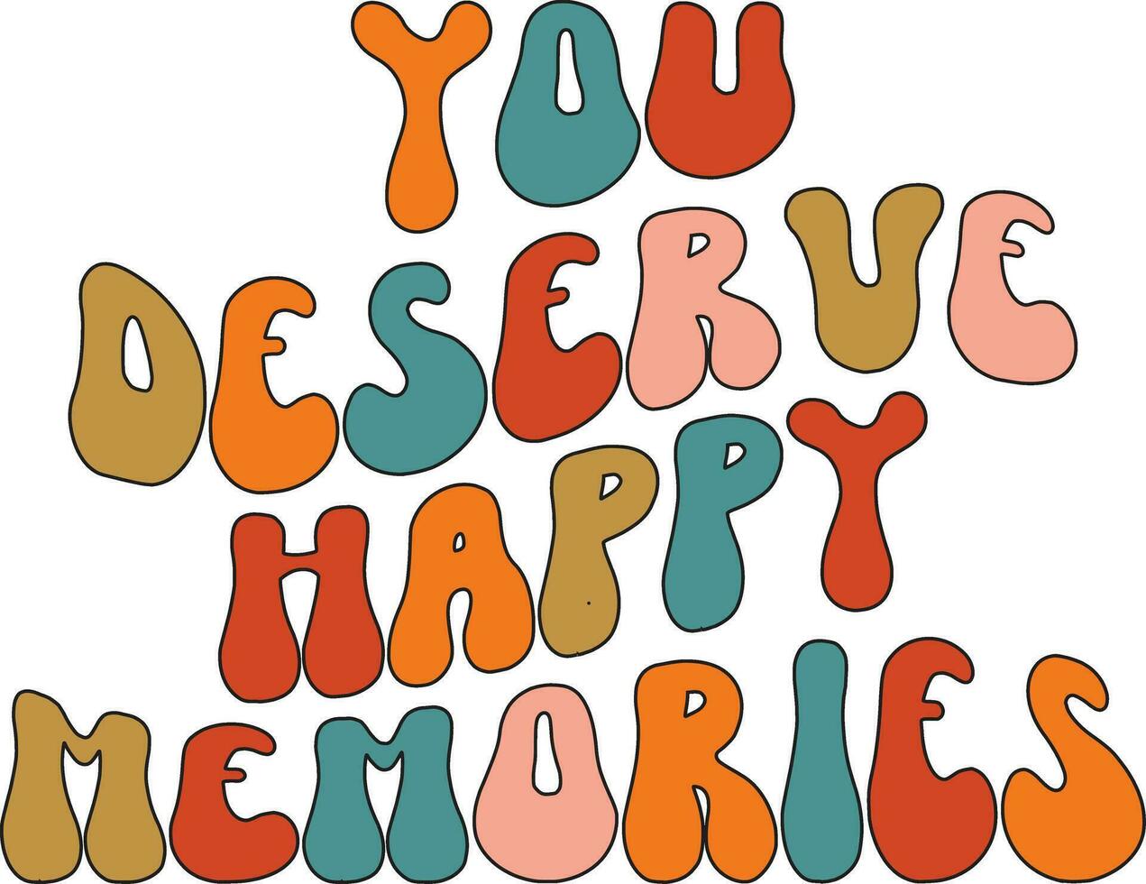 Happiness  t-shirt design file vector