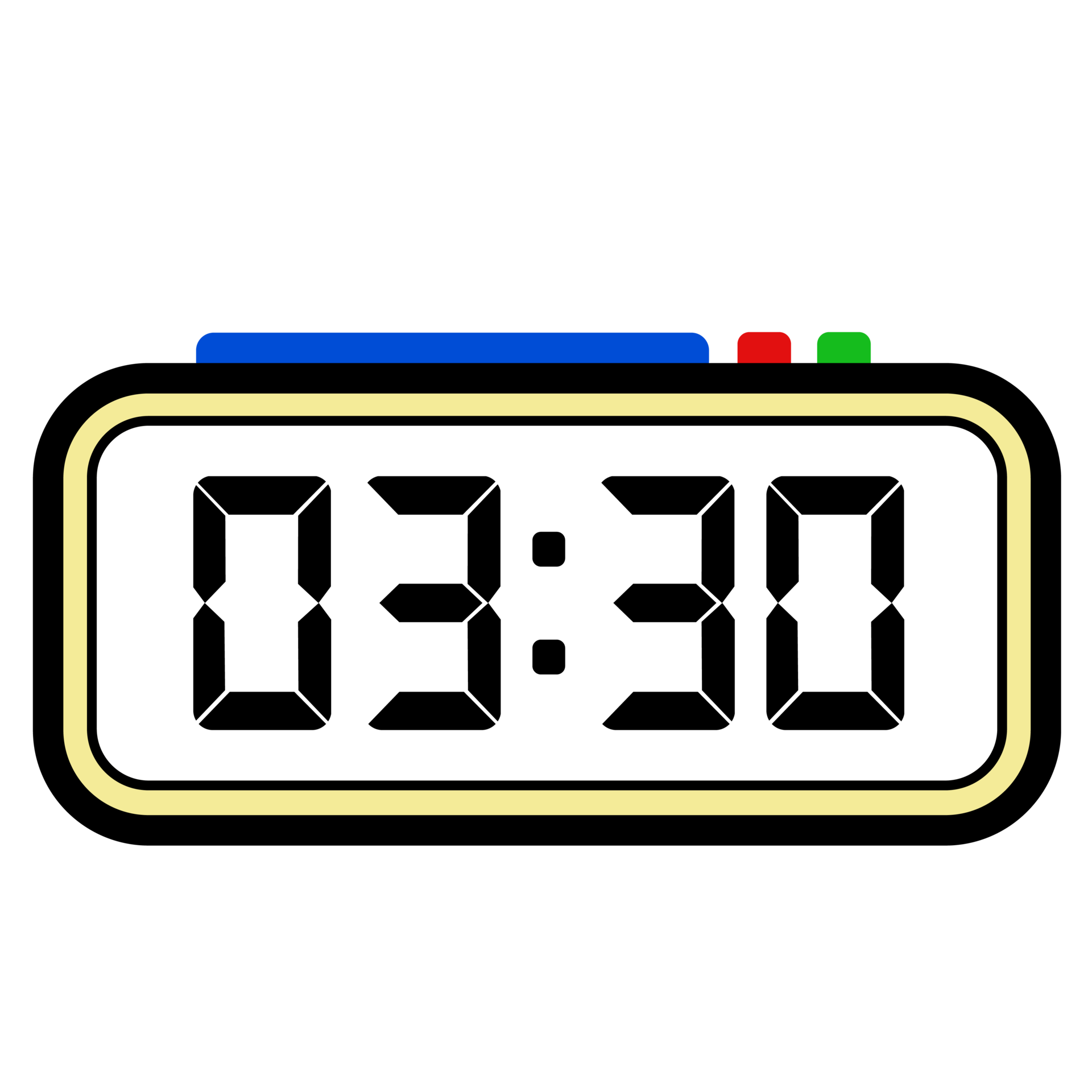 Digital Clock Time Show 3 30 Clock Show 24 Hours Time Illustration clock-wall-24-hour-slimline-brown-12-3-4-diameter-quartz