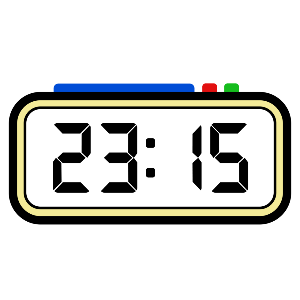 Digital Clock Time Show 23.15, Clock 24 Hours Illustration, Time Illustration 28651536 PNG