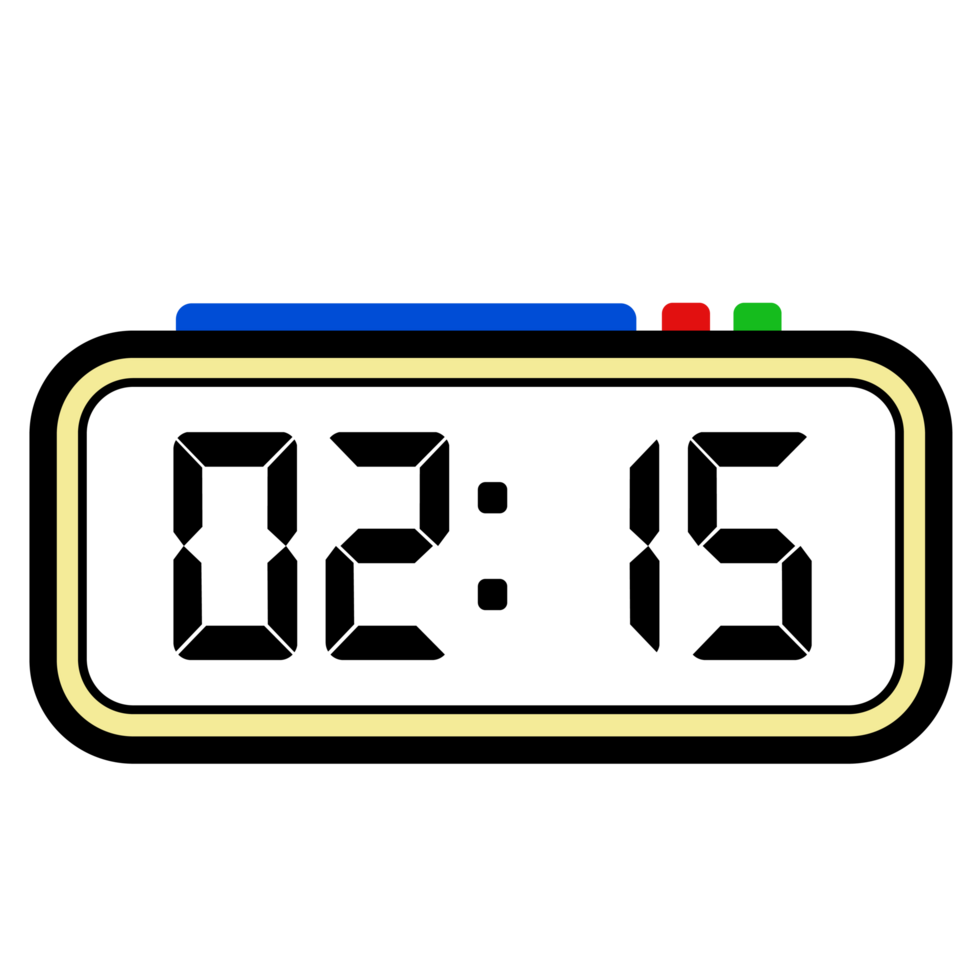 Digital Clock Time Show 2.15, Clock 24 Hours Illustration, Time Illustration png