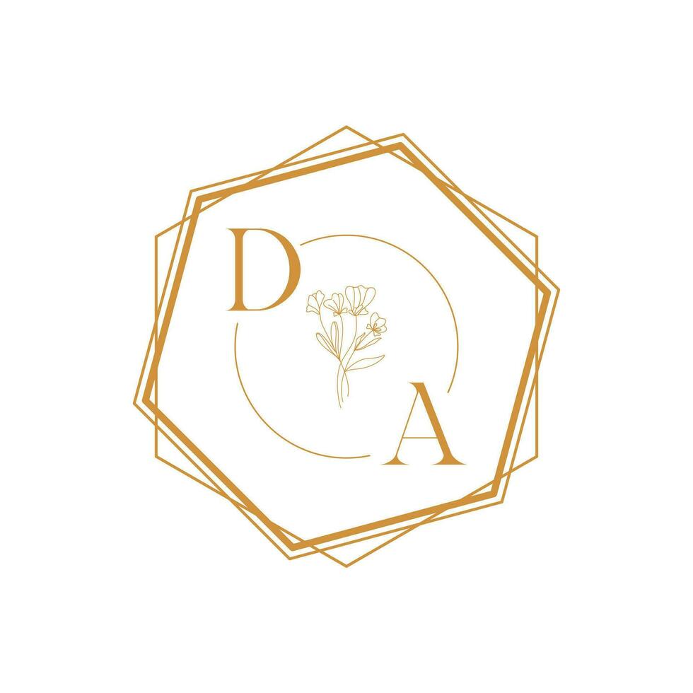 Boda logo, elegante y refinado monograma colección vector