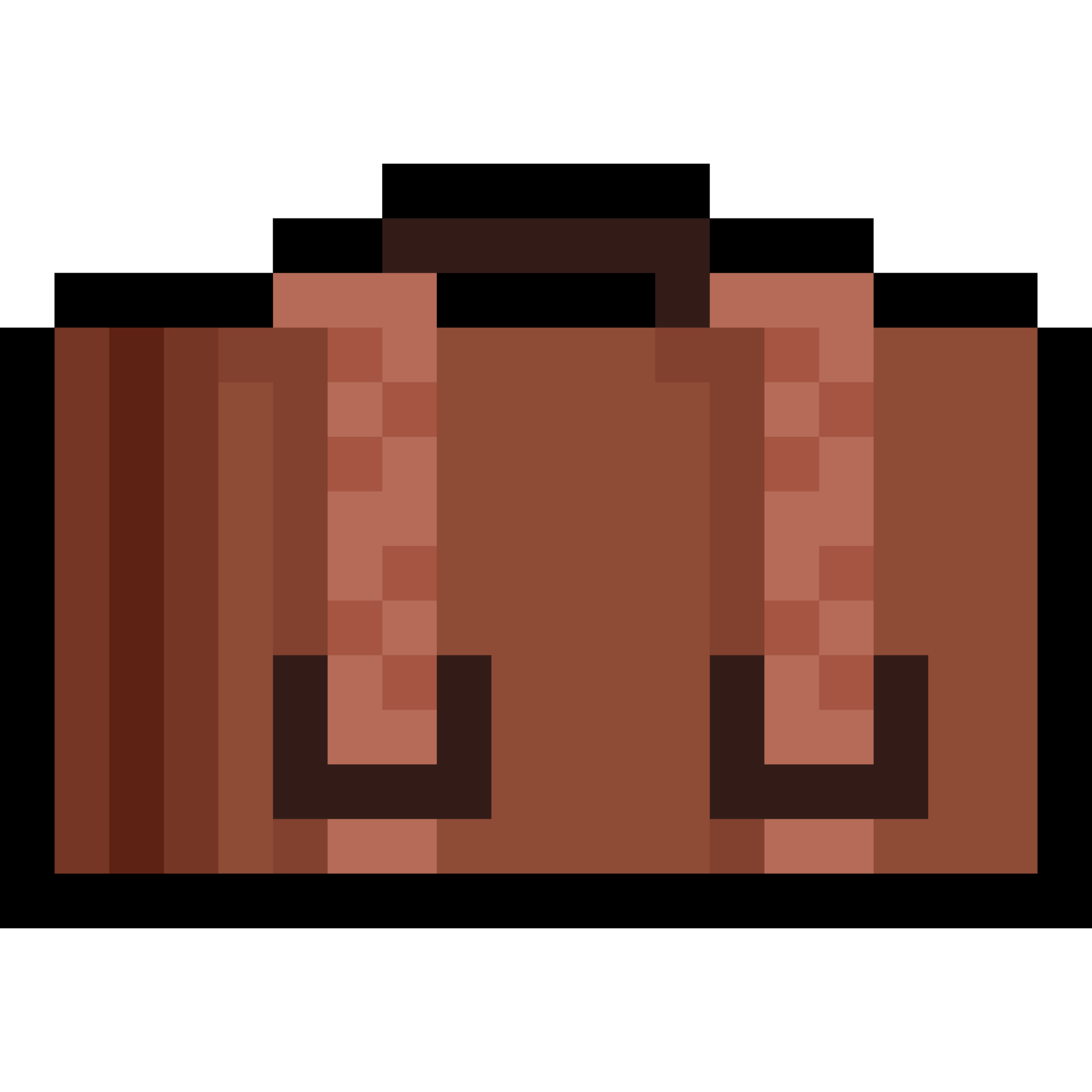 Pixel art leather backpack icon 27517755 PNG