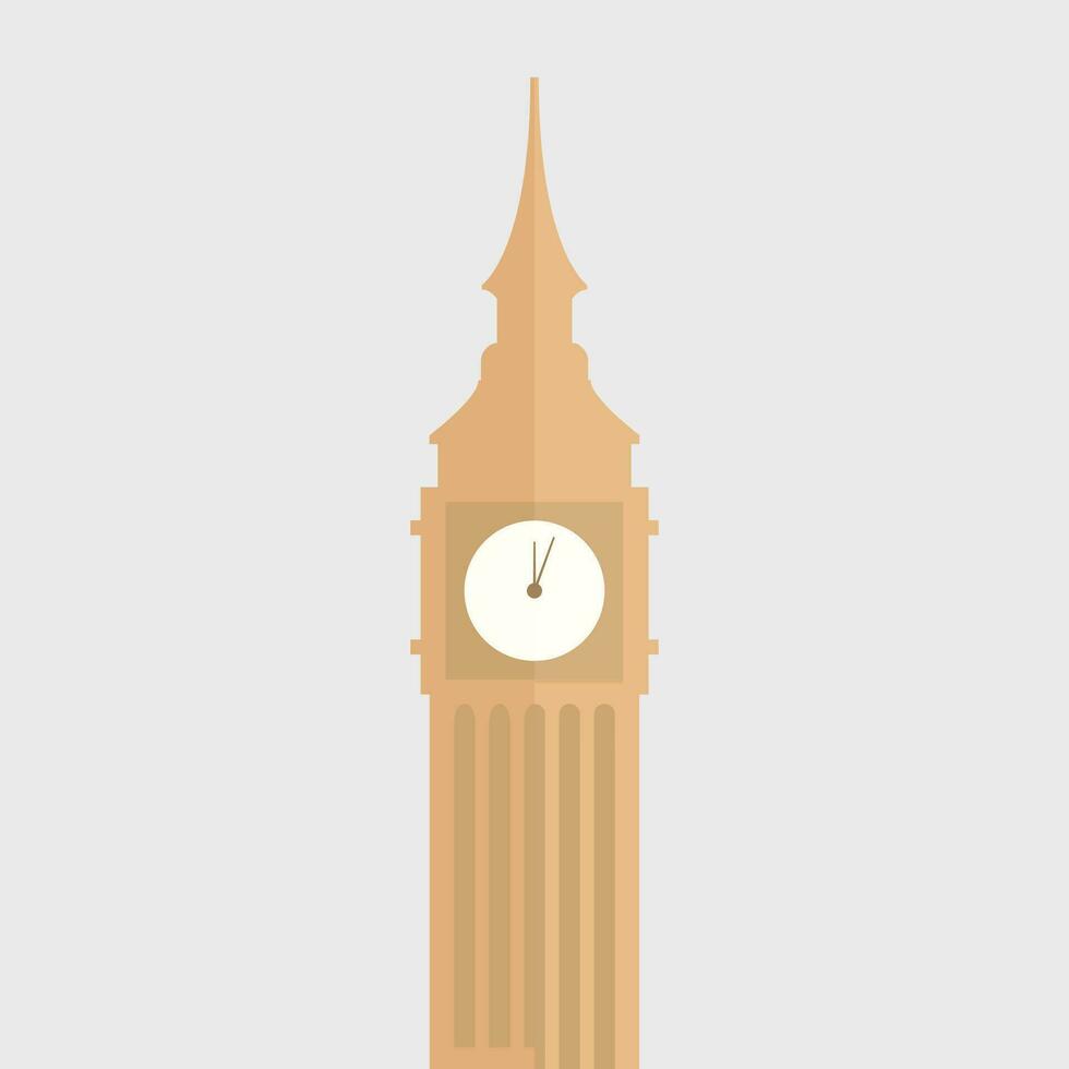 Big Ben Clock Tower Digital Vector Stock Illustrations
