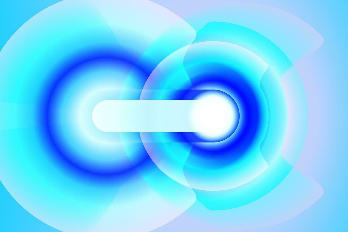 Futuristic abstract background with hi tech circular shape. blue portal ui with hologram light technology and neon circle effect. Futuristic game technology, bright wrap aura. vector