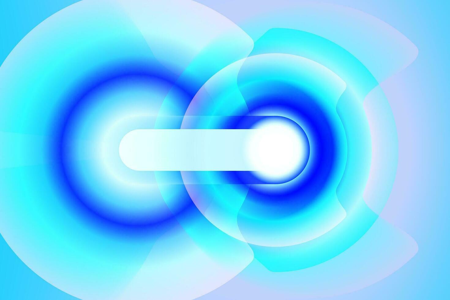 Futuristic abstract background with hi tech circular shape. blue portal ui with hologram light technology and neon circle effect. Futuristic game technology, bright wrap aura. vector